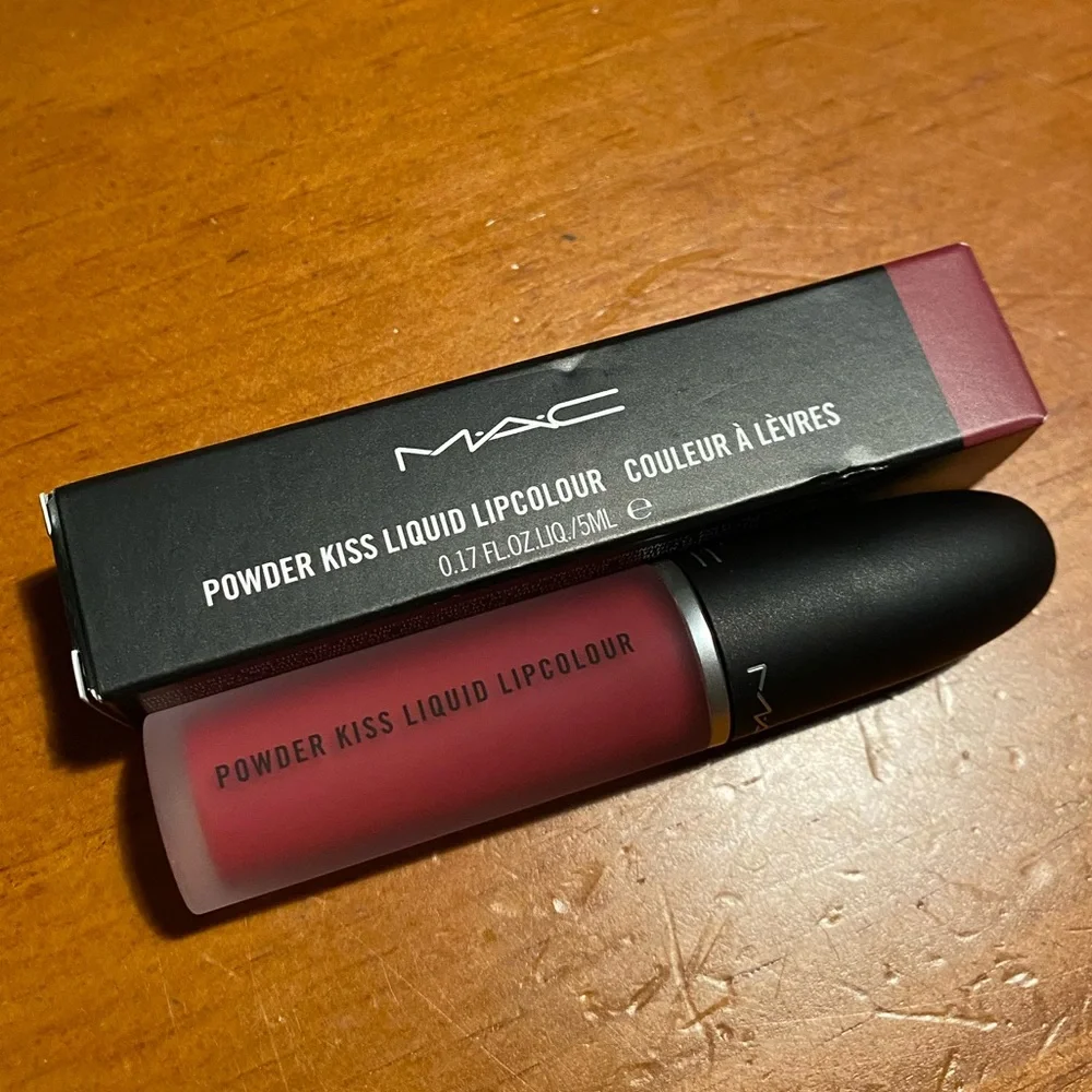 MAC Powder Kiss Liquid Lipcolour A Little Tamed